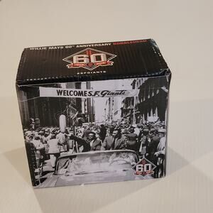 San Francisco SF Giants Willie Mays 60th Anniversary "Welcome!" Bobblehead New